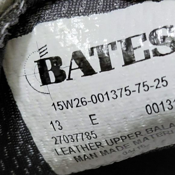 BATES LITES  Men's White Leather Upper Oxford Lace Up Shoes Size 13 - Picture 9 of 10